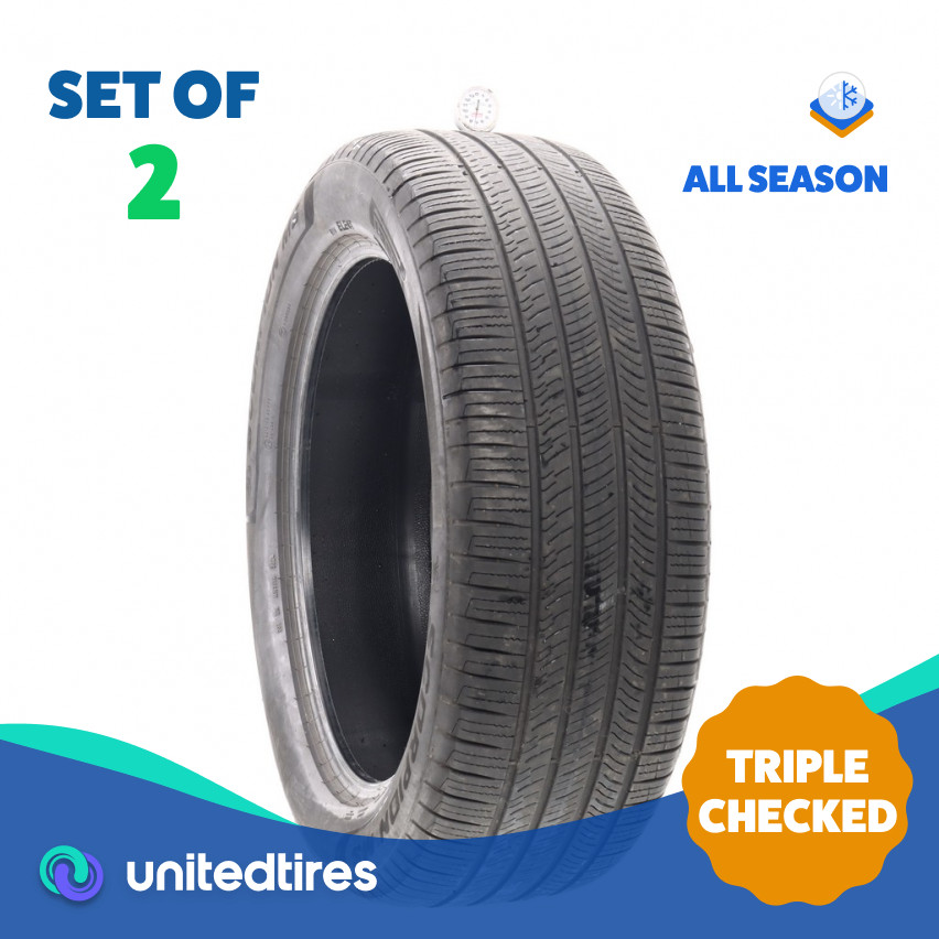 Set of (2) Used 275/50R22 Pirelli Scorpion MS RIV ELECT 116H – 7/32