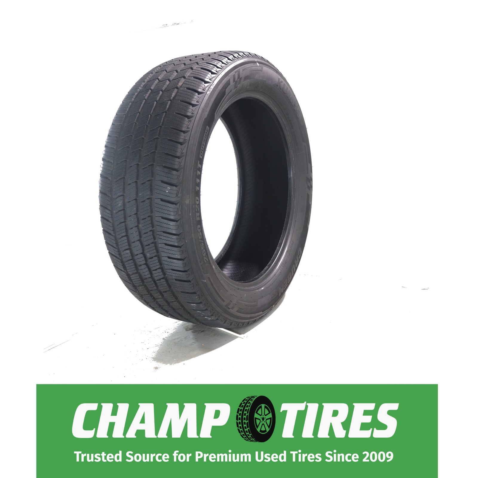 P265/50R20 Kumho Crugen HT55 111 T Used 10/32nds