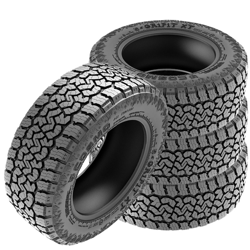 2 Cosmo Gripit XT 285/45R22 114H Tires, Xtreme All Terrain, 50K Mileage, TrucK
