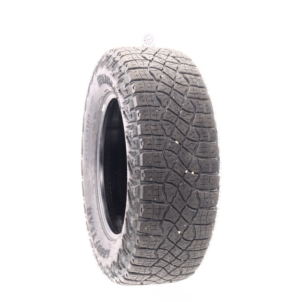 Set of (4) Used LT 275/65R18 Goodyear Wrangler Territory MT 113/110Q – 9-10/32