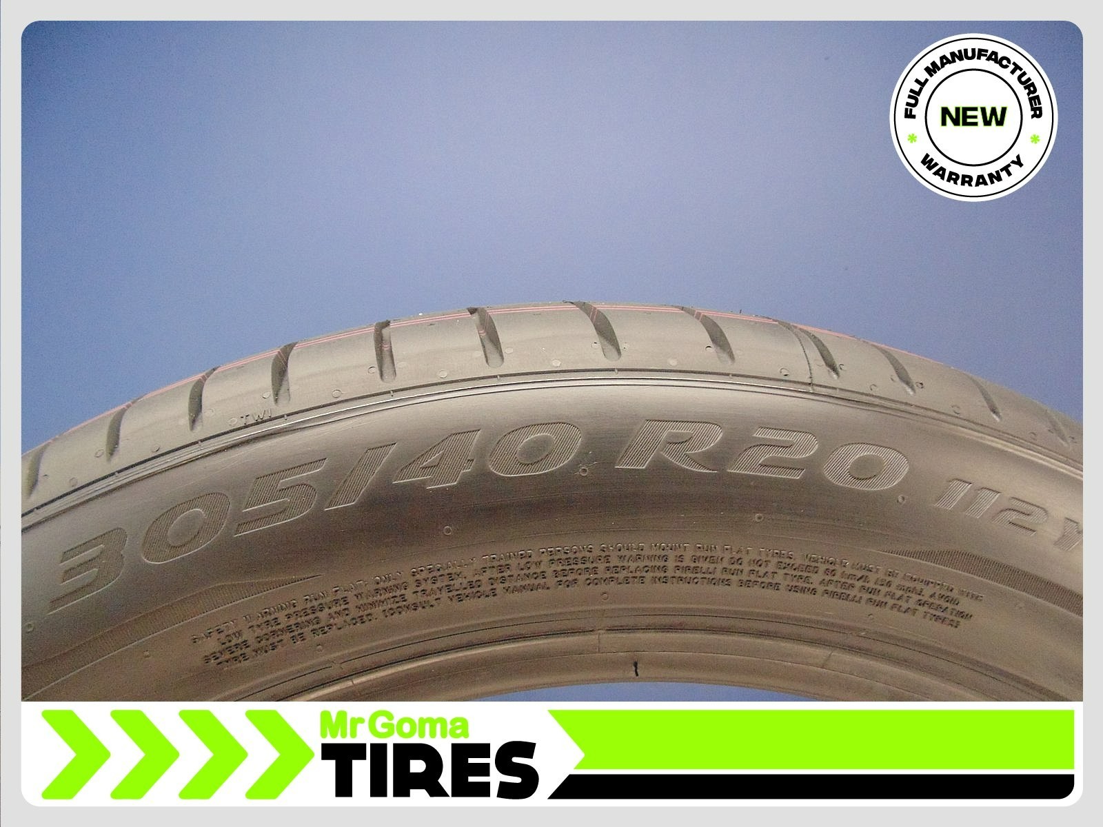 2 BRAND NEW TIRES PIRELLI P ZERO TM PZ4 RSC RFT XL 305/40R20 RUN FLAT 3054020
