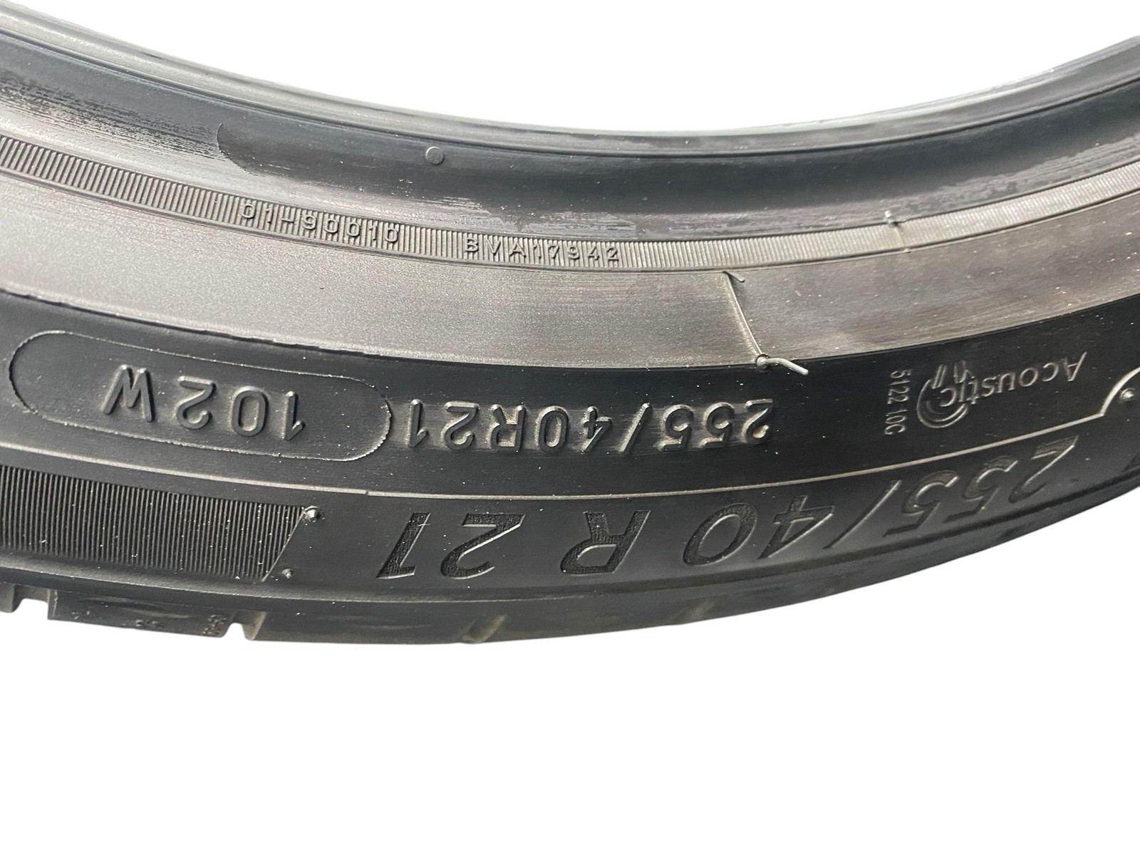 MICHELIN 255/40R21 PRIMACY TOUR A/S AOCUSTIC 6/32NDS DOT(4822)