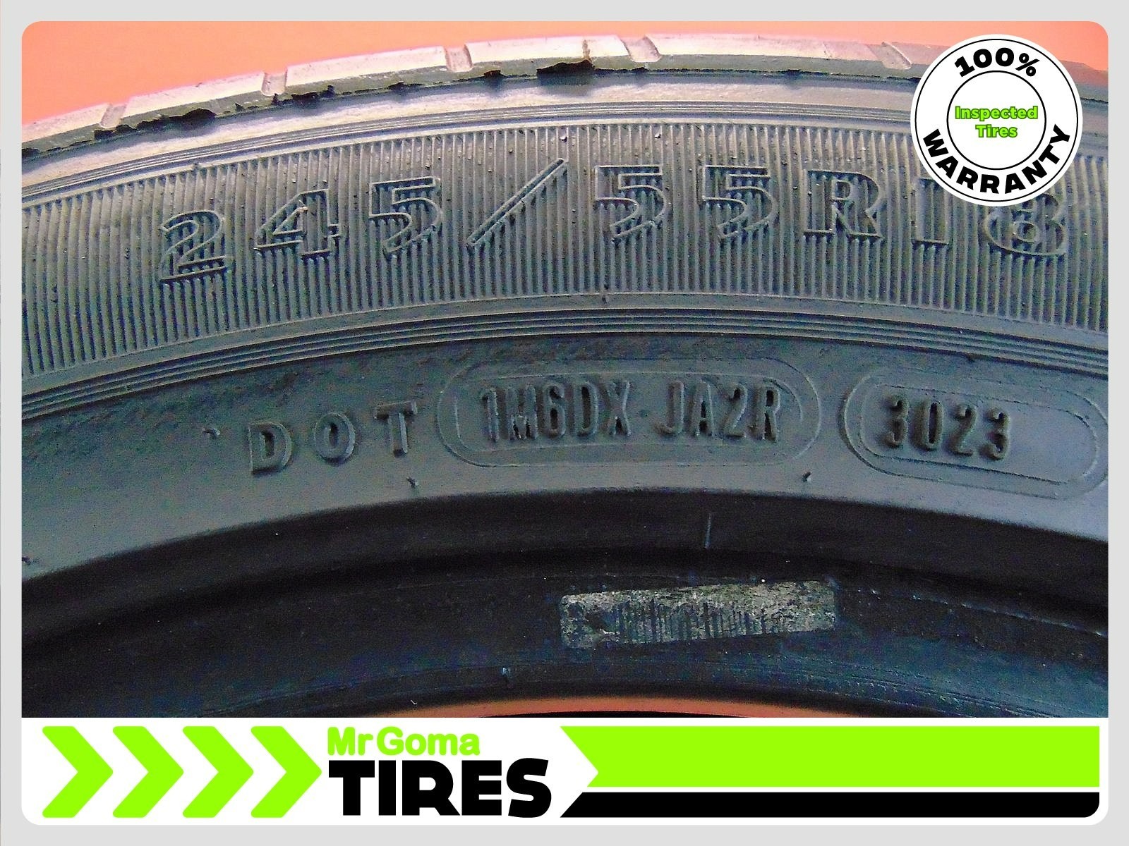 SET OF 4 GOODYEAR EAGLE RS-A 245/55R18 USED TIRES 7.1/32 TREAD 103V 2455518