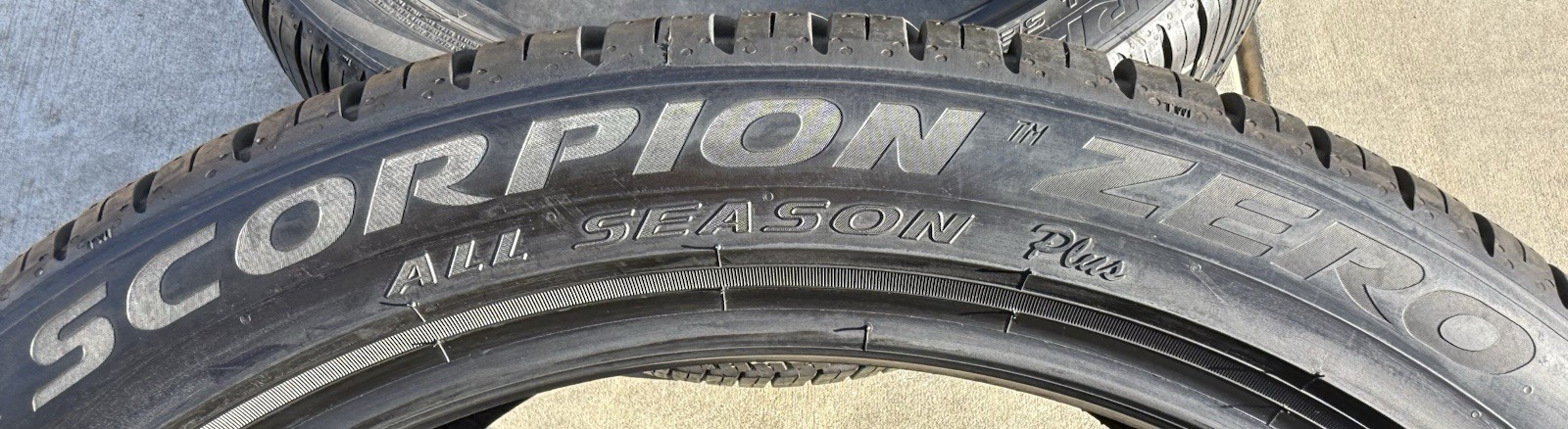 Set of TWO BRAND NEW 295/35R21 Pirelli Scorpion Zero AS + Plus All Season Tires