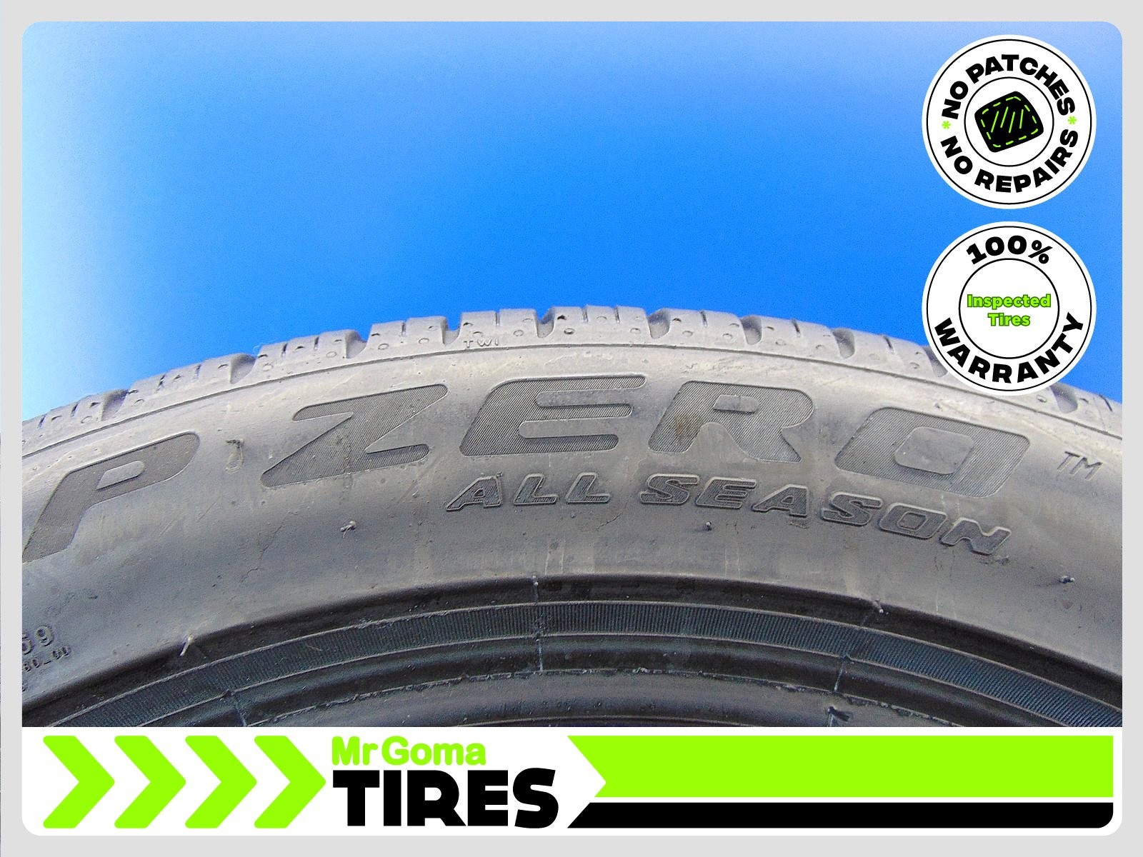 1 255/45R19 USED TIRE PIRELLI P ZERO TM ALL SEASON AO XL 7.3/32 TREAD NO PATCH