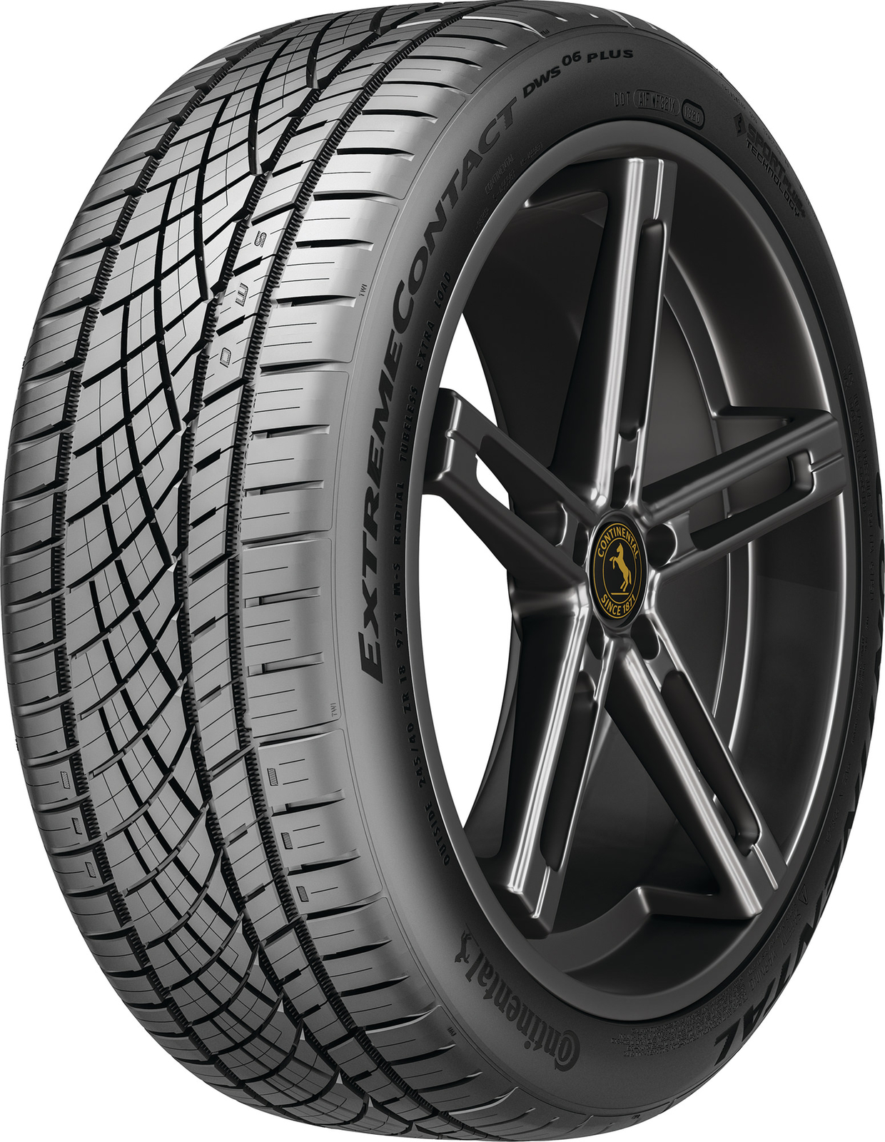 Set of 2 Continental ExtremeContact DWS06 PLUS 235/45ZR18XL 98 Y Tires 2354518 2