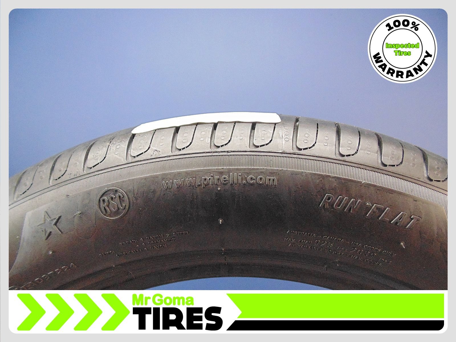 2 PIRELLI CINTURATO P7 RSC RFT 245/50R19 TIRES 7.9/32 TREAD RUN FLAT BMW 2455019