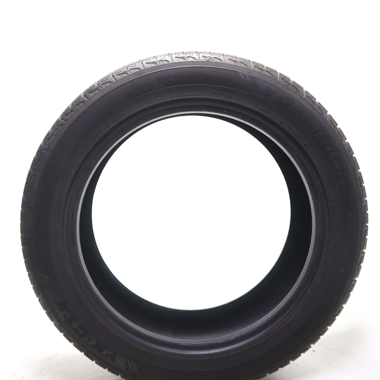 Set of 2 Used 235/55R19 Yokohama YK-CTX – 105V – 6.5-7/32 No Repairs