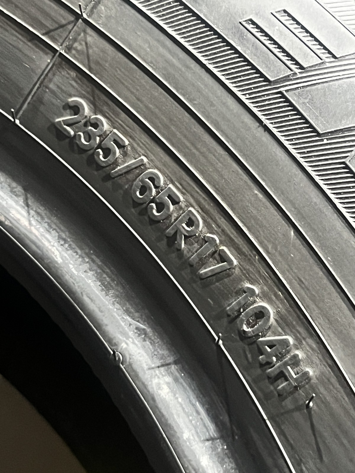 Set Of 2 Tires Toyo Extensa A/S II 235/65R17 104H DOT.5023 10/32 NO Patch