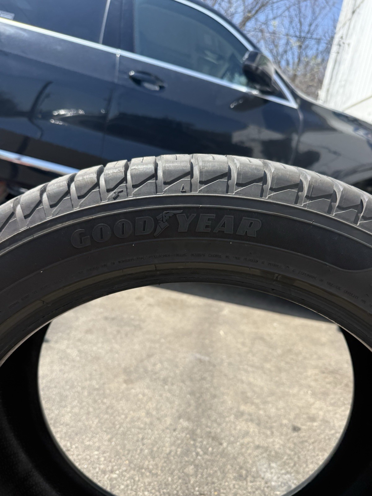 Goodyear 285/45R21 Tires Set of 4 – Used Only 15 Days – 80% Tread – With Invoice