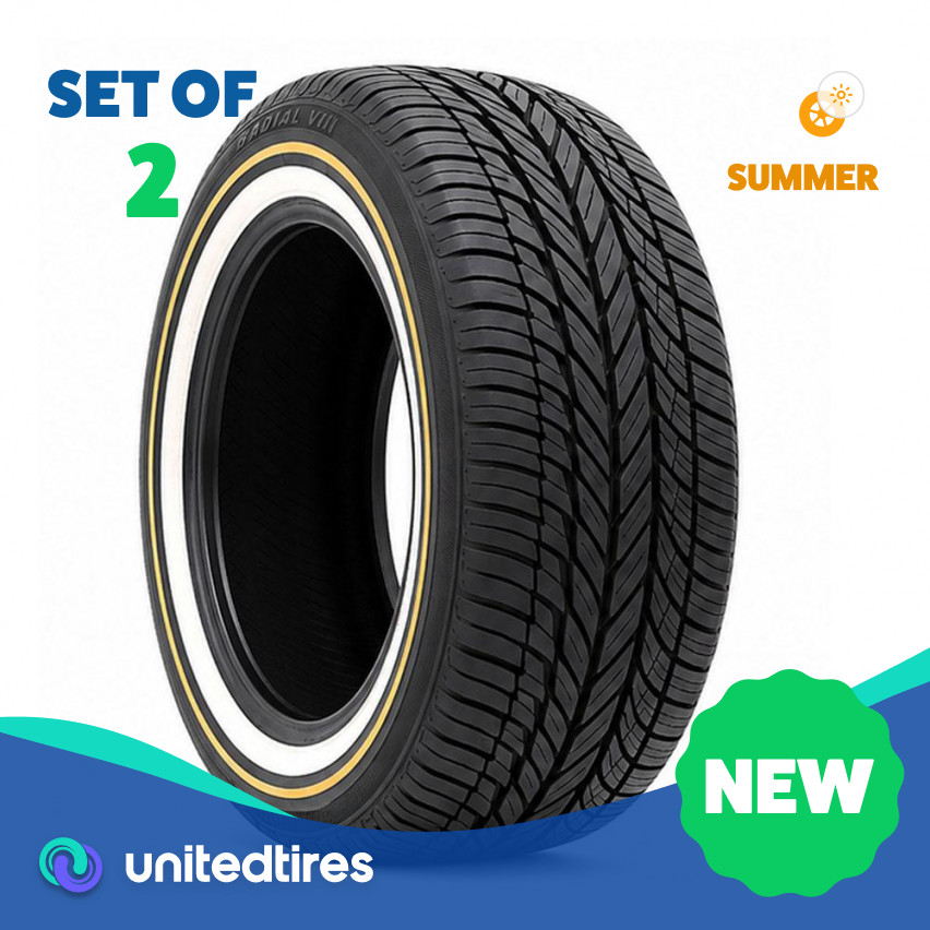 Set of (2) New P 215/55R17 Vogue Custom Built Radial VIII 98V