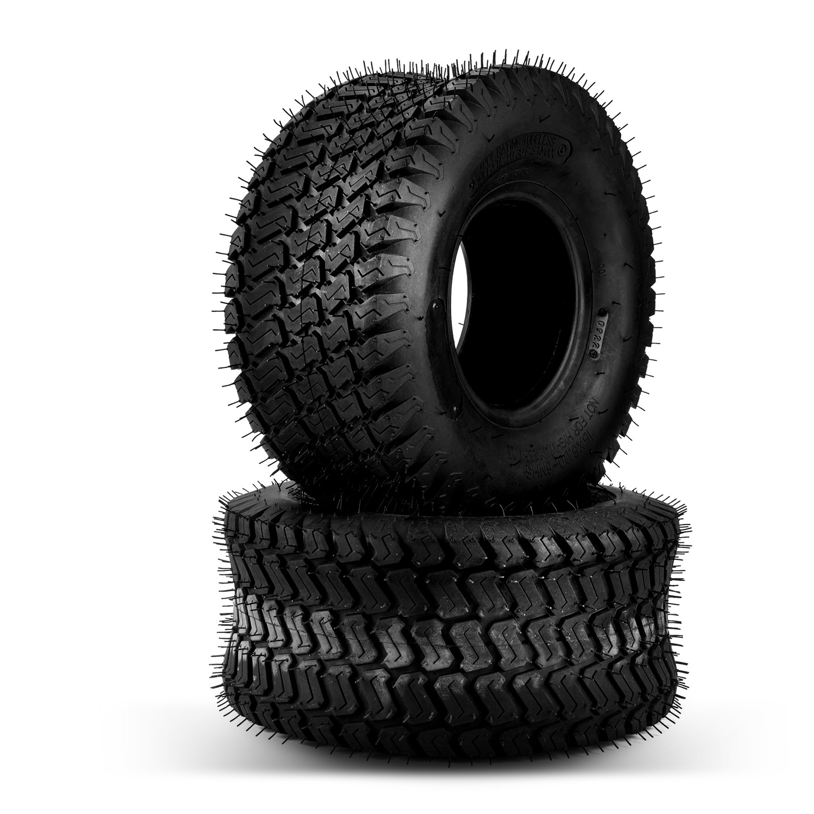2PCS ATV TIRES 15×6-6 15x6x6 Lawn Mower Turf Tires 15×6.00-6 4ply