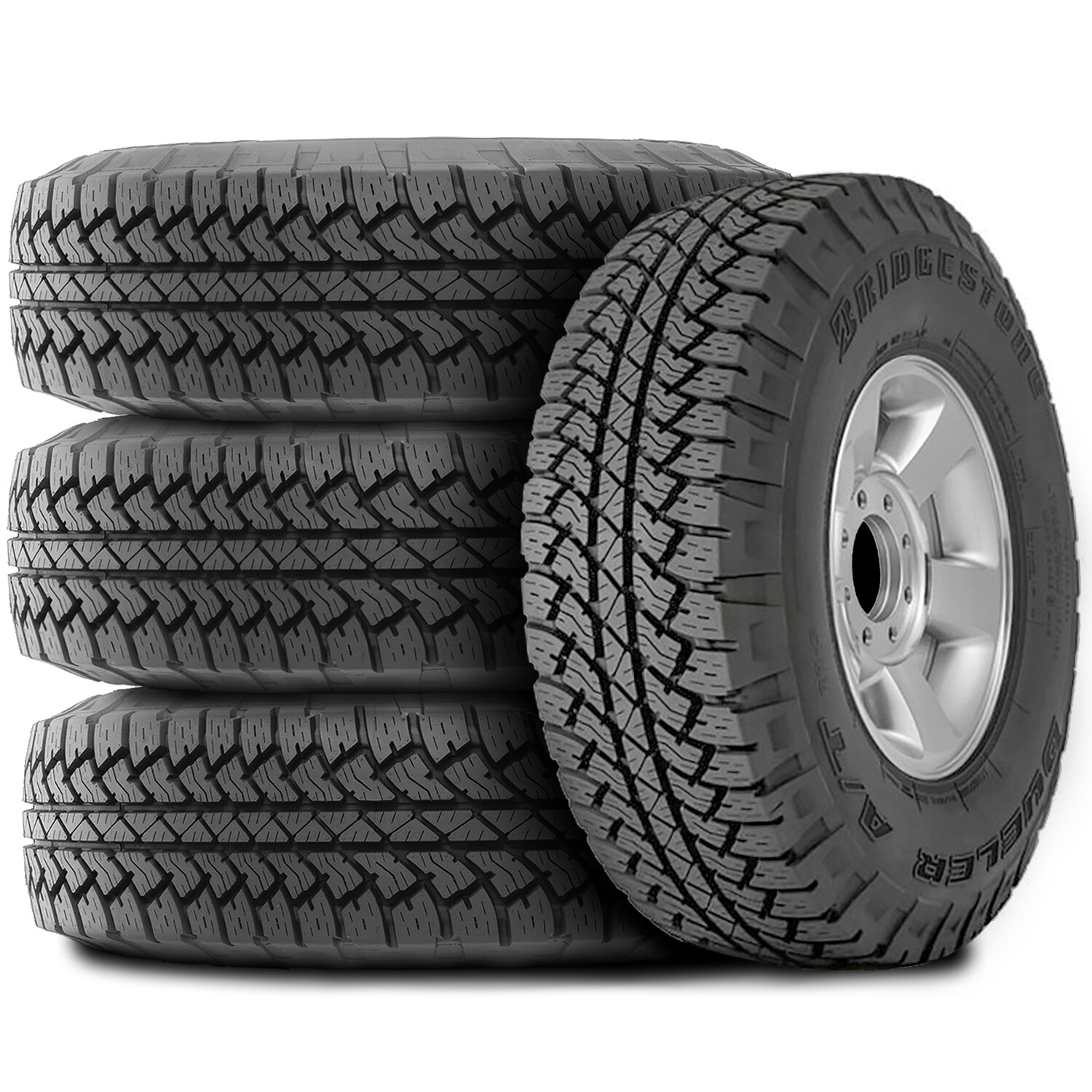 4 Tires Bridgestone Dueler A/T RH-S 255/75R17 115T AT All Terrain