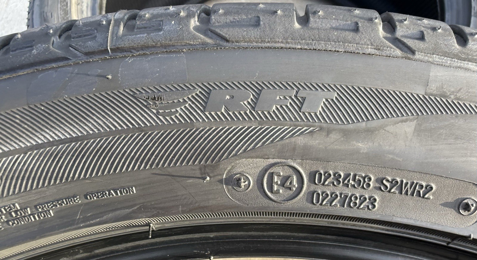 4X NEW Bridgestone Dueler H/P Sport RFT BMW Run Flat 2X 275/40R20 & 2X 315/35R0