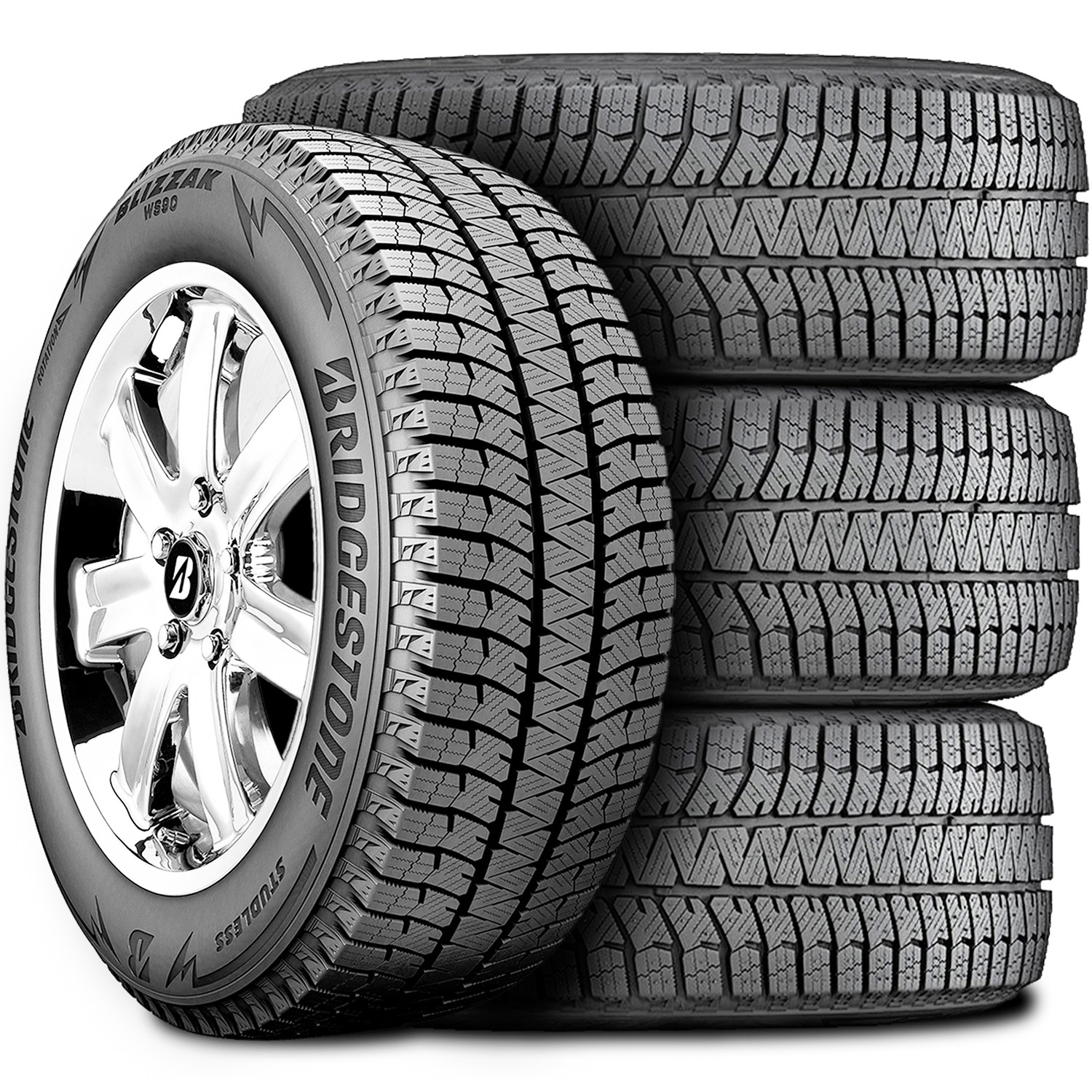 Tire Bridgestone Blizzak WS90 245/45R17 99H XL (Studless) Snow Winter