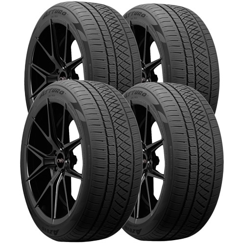 (QTY 4) 295/40R24 Atturo AZ810 114V XL Black Wall Tires