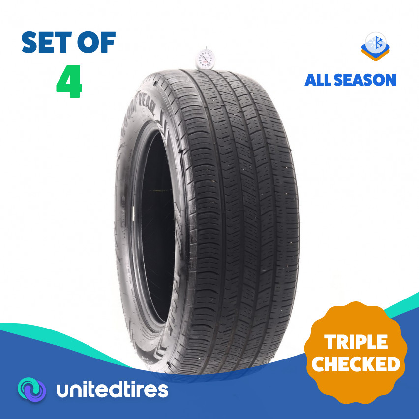 Set of (4) Used 255/60R18 Goodyear Eagle Enforcer 108V – 5.5-7.5/32
