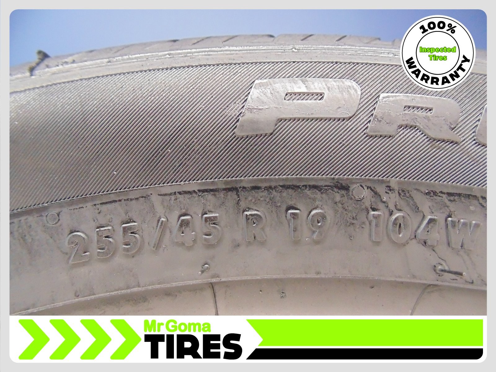 2 CONTINENTAL PROCONTACT RX T2 XL 255/45R19 USED TIRES 6.7/32 TREAD 2554519