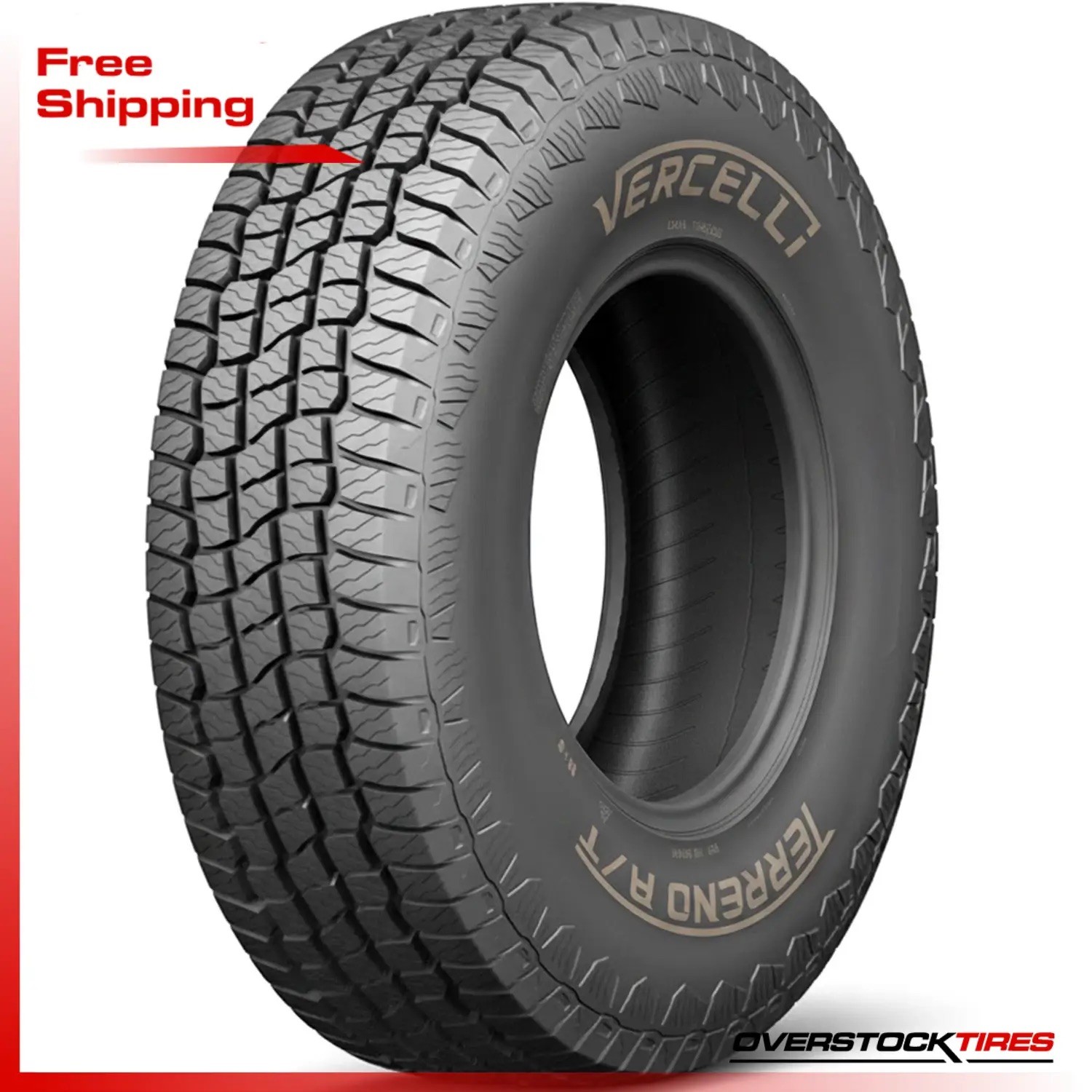 1 NEW 265/70R18 Vercelli Terreno AT 116T (DOT:4425) Tire 265 70 R18