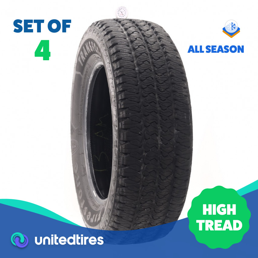 Set of (4) Used LT 275/65R20 Firestone Transforce AT2 126/123R – 12.5-14/32
