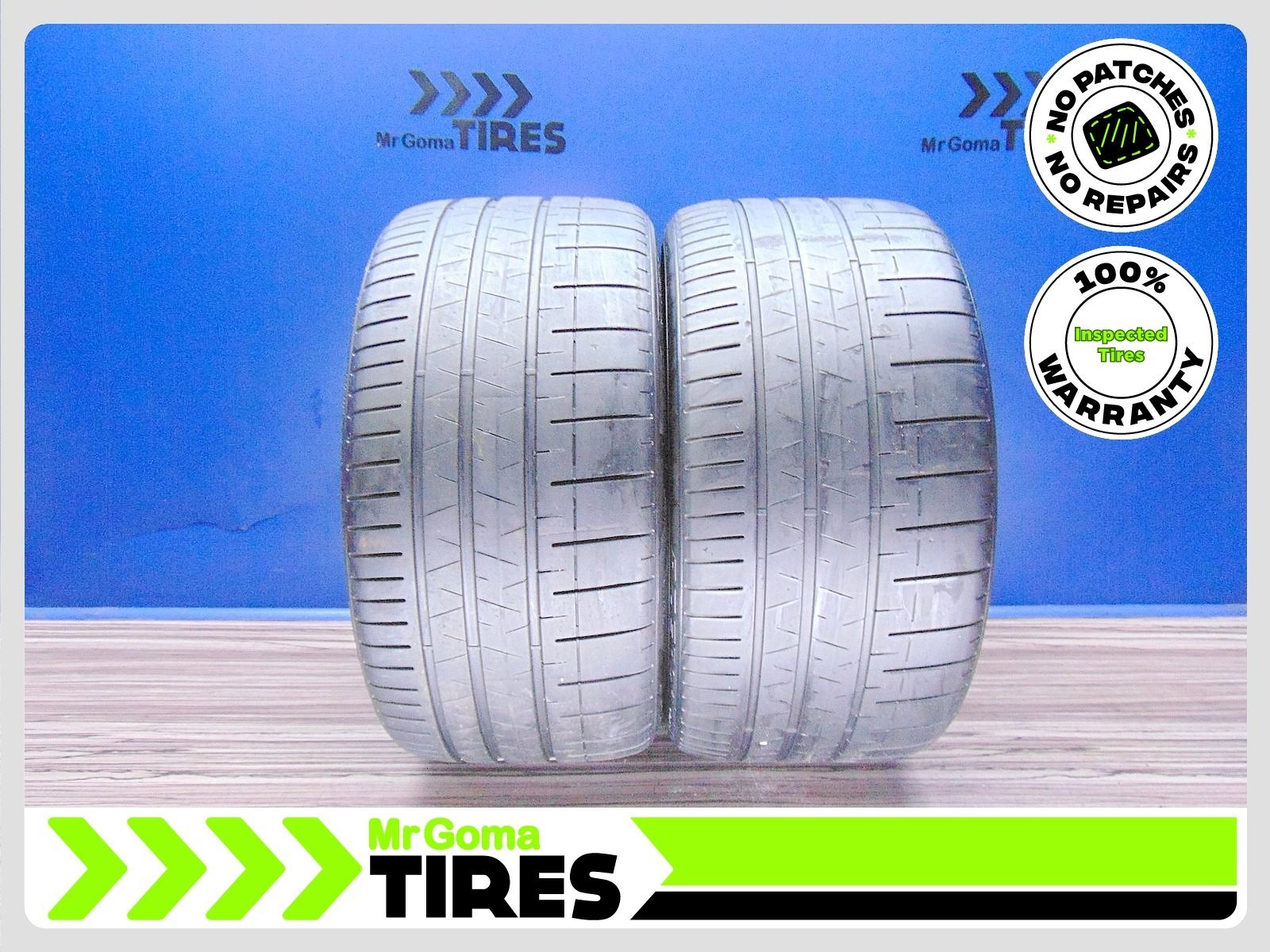 2 PIRELLI P ZERO TM CORSA PZC4 N0 315/30ZR22 USED TIRES 65% LIFE 3153022
