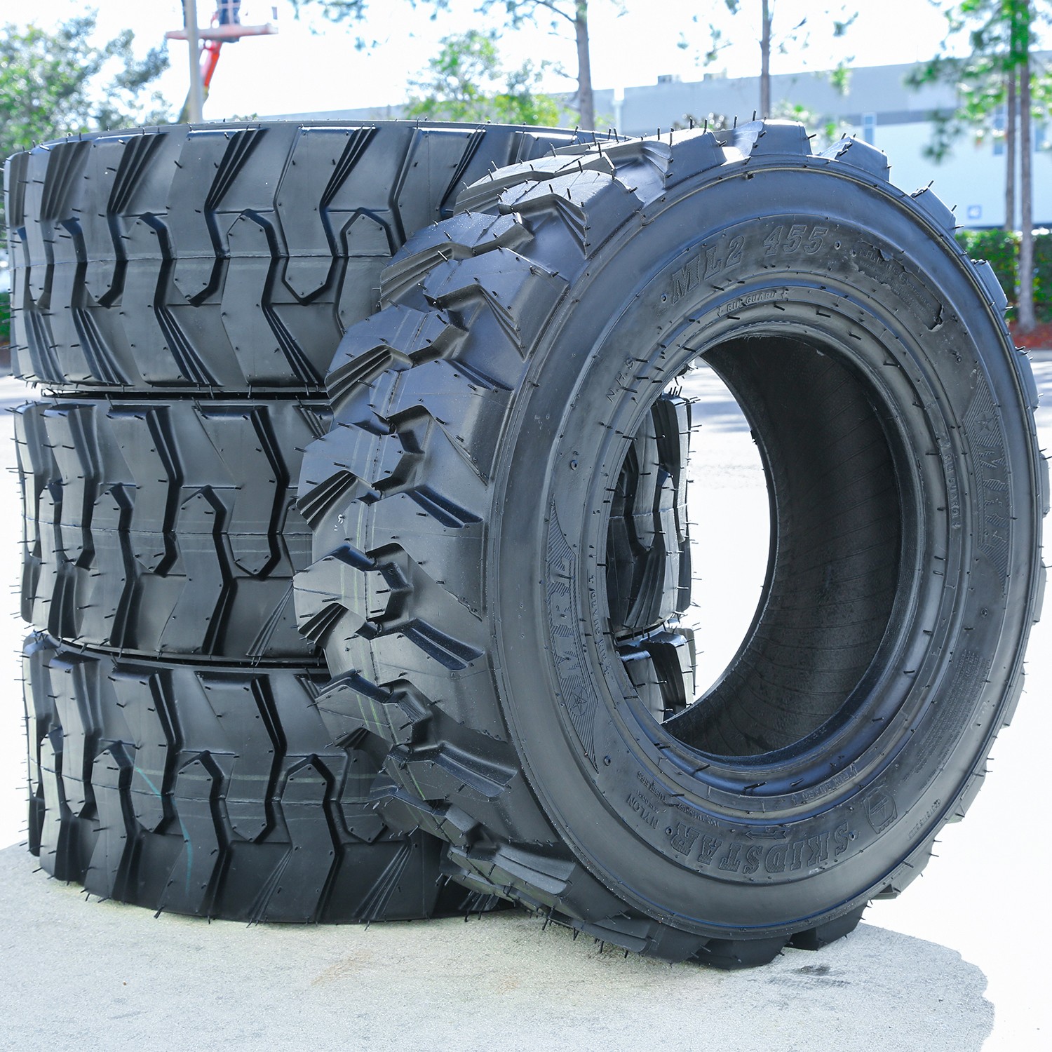Tire MRL ML2 455 SkidStar 10-16.5 Load 12 Ply Industrial