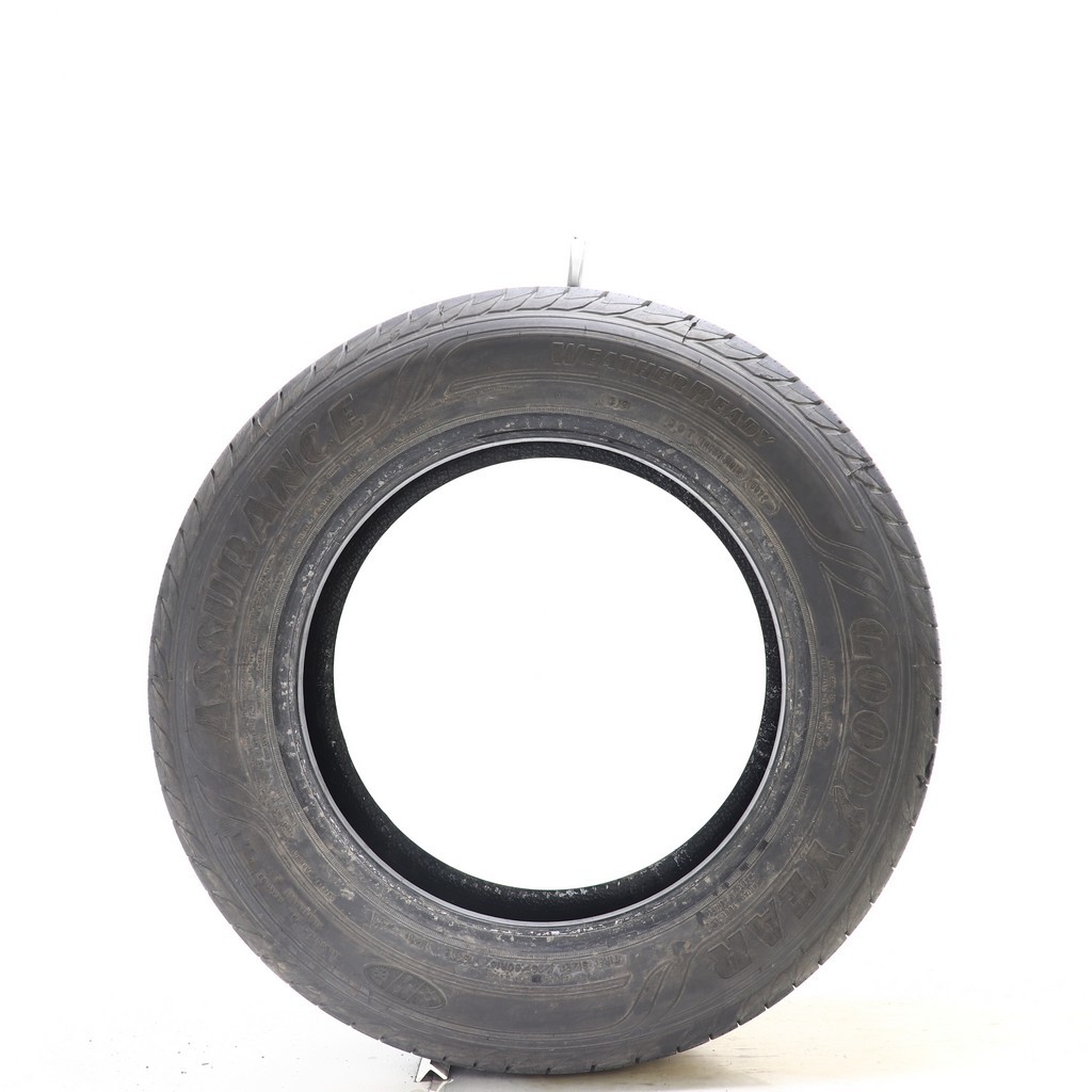 Set of (4) Used 225/60R16 Goodyear Assurance WeatherReady 98H – 9-9.5/32