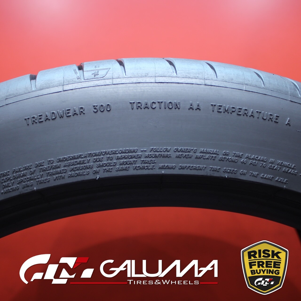 1 (One) Tire LikeNEW Michelin Pilot Sport 4S 325/35ZR22 325/35/22 3253522 #81132