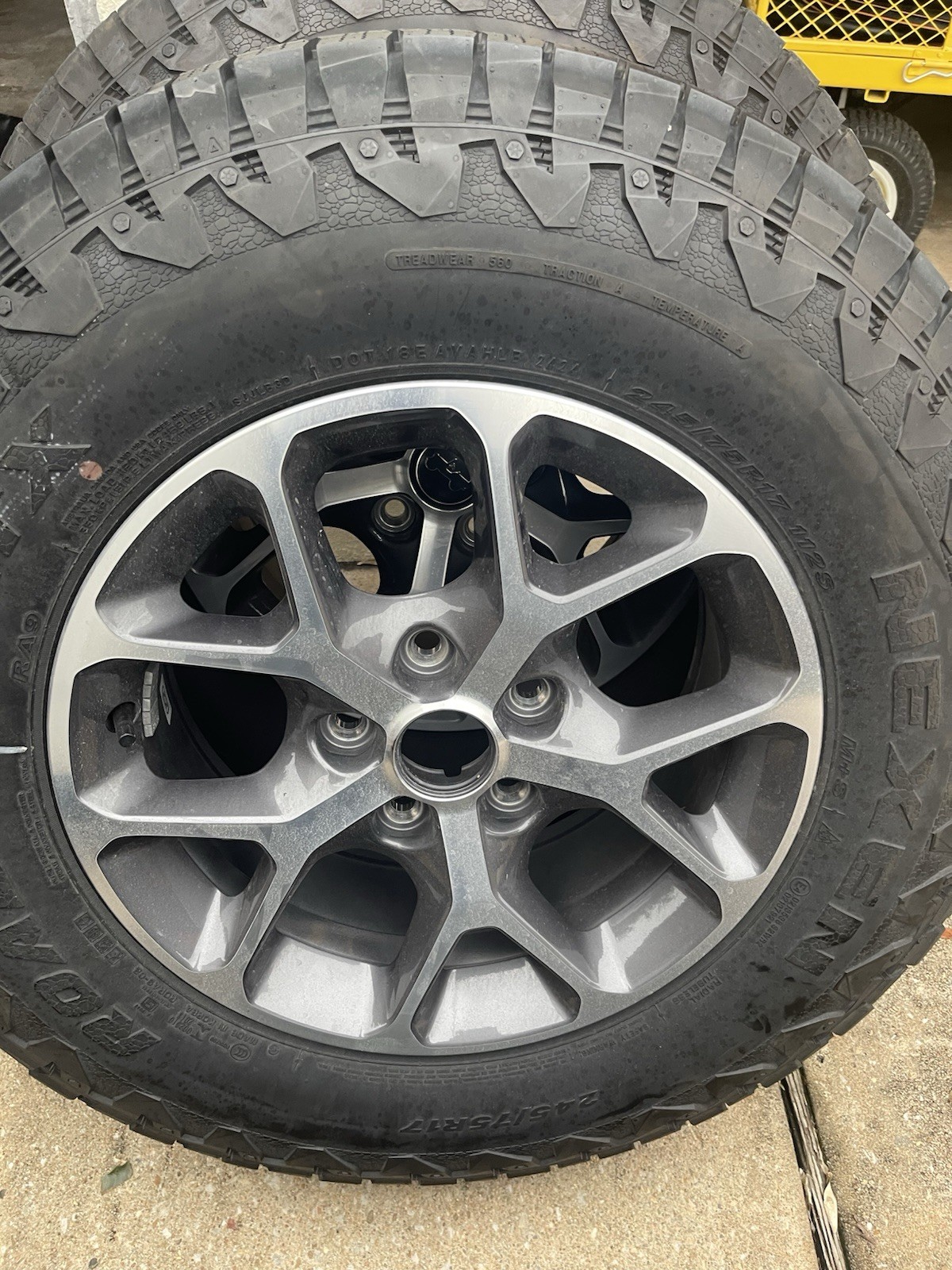 Tires Only 7909 Miles On Them 1 of Them Have 0 Miles On It. New