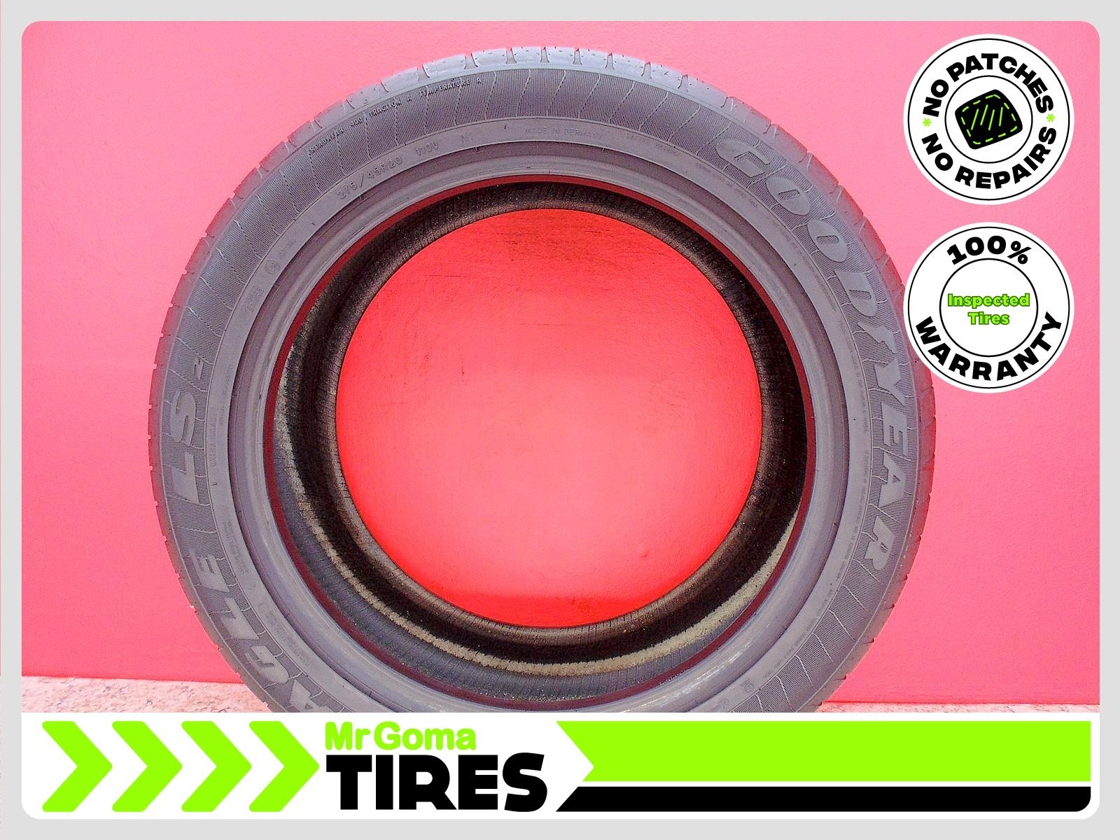 1 GOODYEAR EAGLE LS2 N1 XL 275/45R20 USED TIRE 7.3/32 TREAD NO PATCHES 2754520