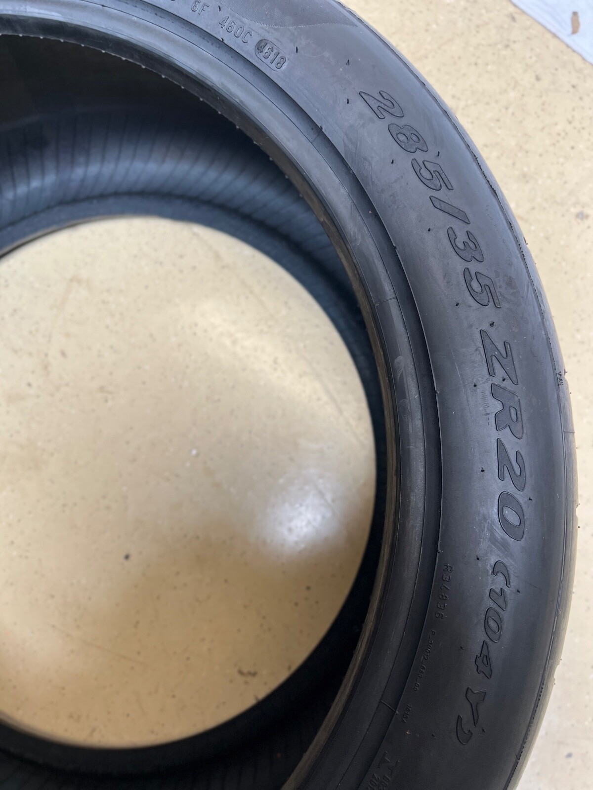 1 – NEW 285/35ZR20 XL (104Y) Pirelli P Zero Trofeo R (MC) McLaren – 2121