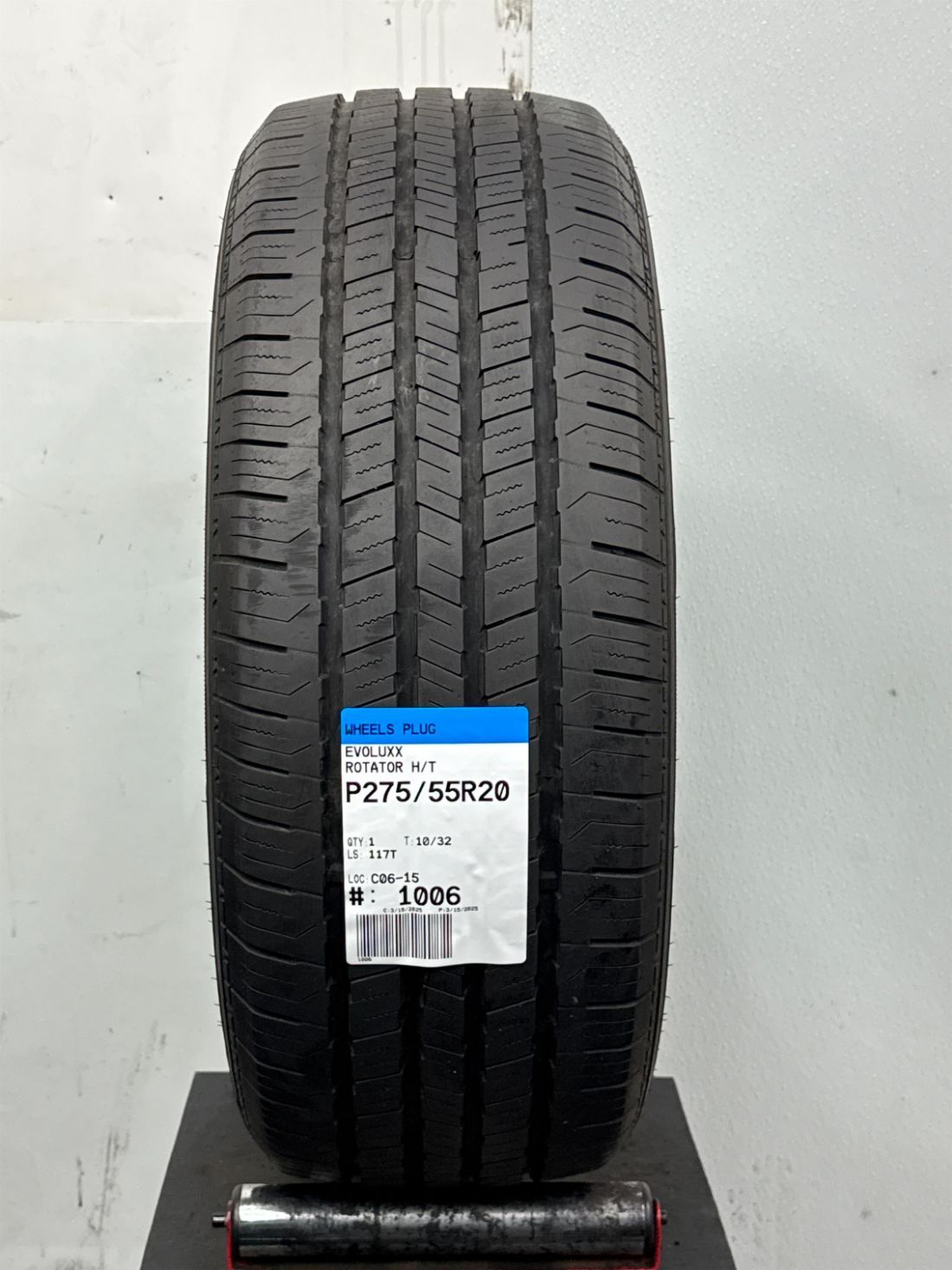 Used P275/55R20 Evoluxx Rotator H/T 117 T – 10/32