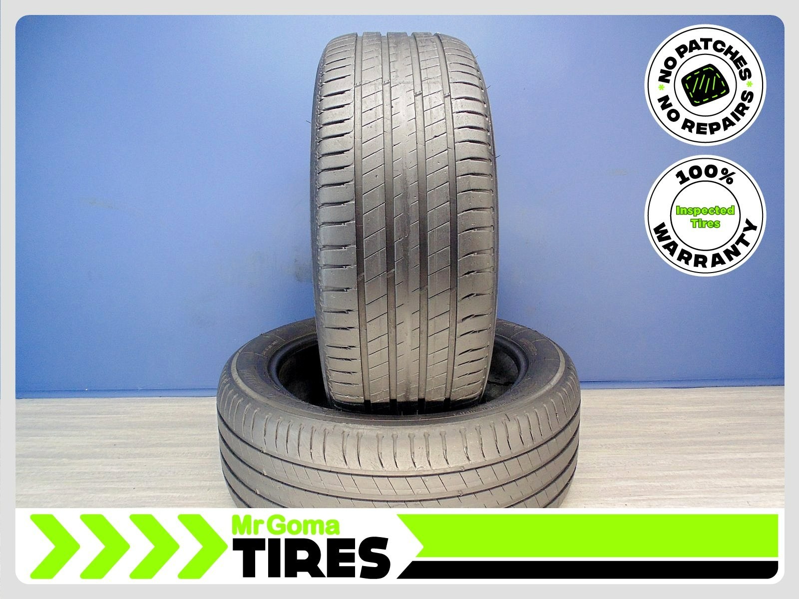 2 MICHELIN LATITUDE SPORT 3 AO GREEN X 255/45R20 USED TIRES 7.5/32 TREAD 101W