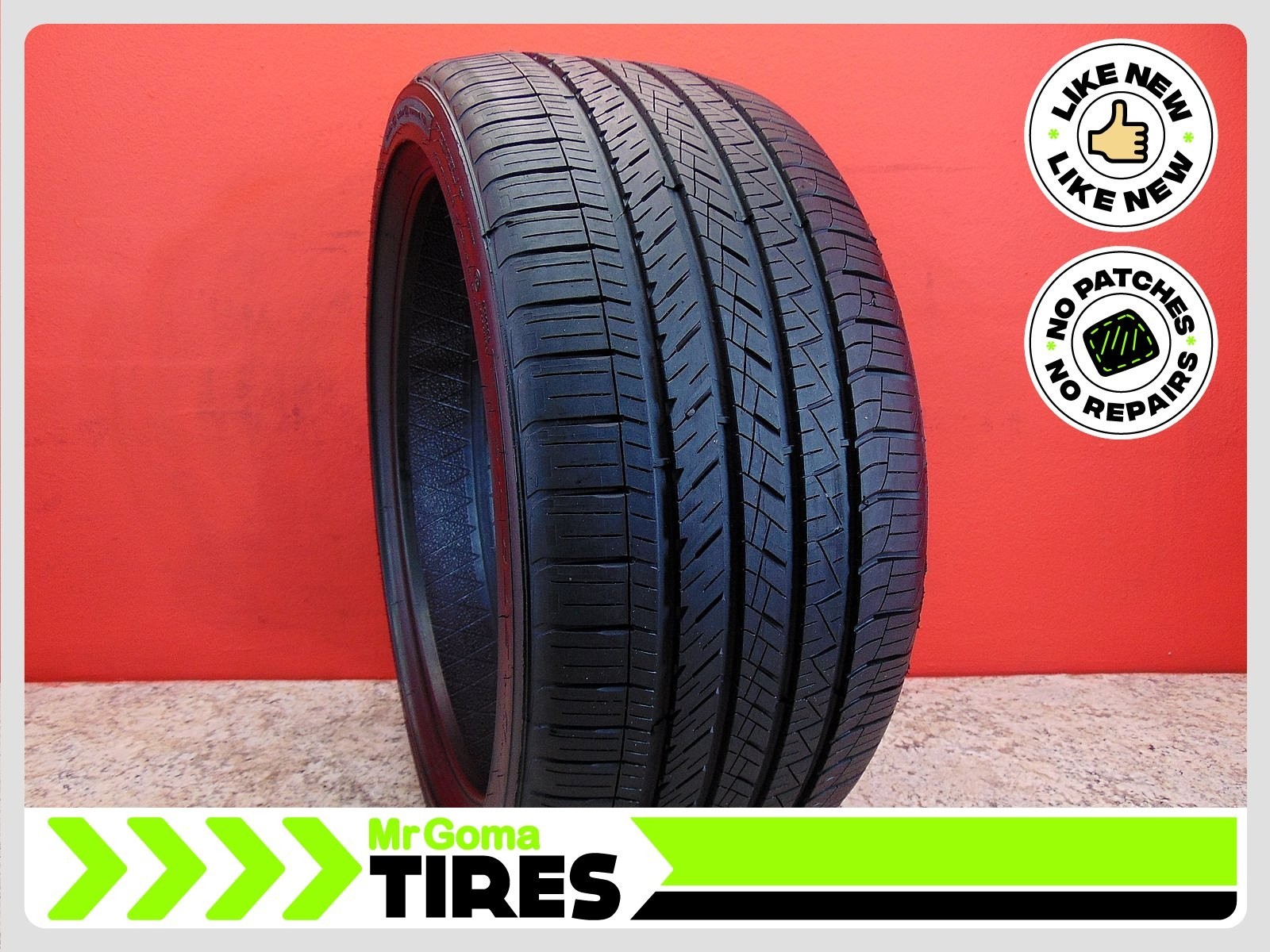 1 GOODYEAR EAGLE F1 ASYMMETRIC A/S XL 265/35R20 99W Tread 9.0/32