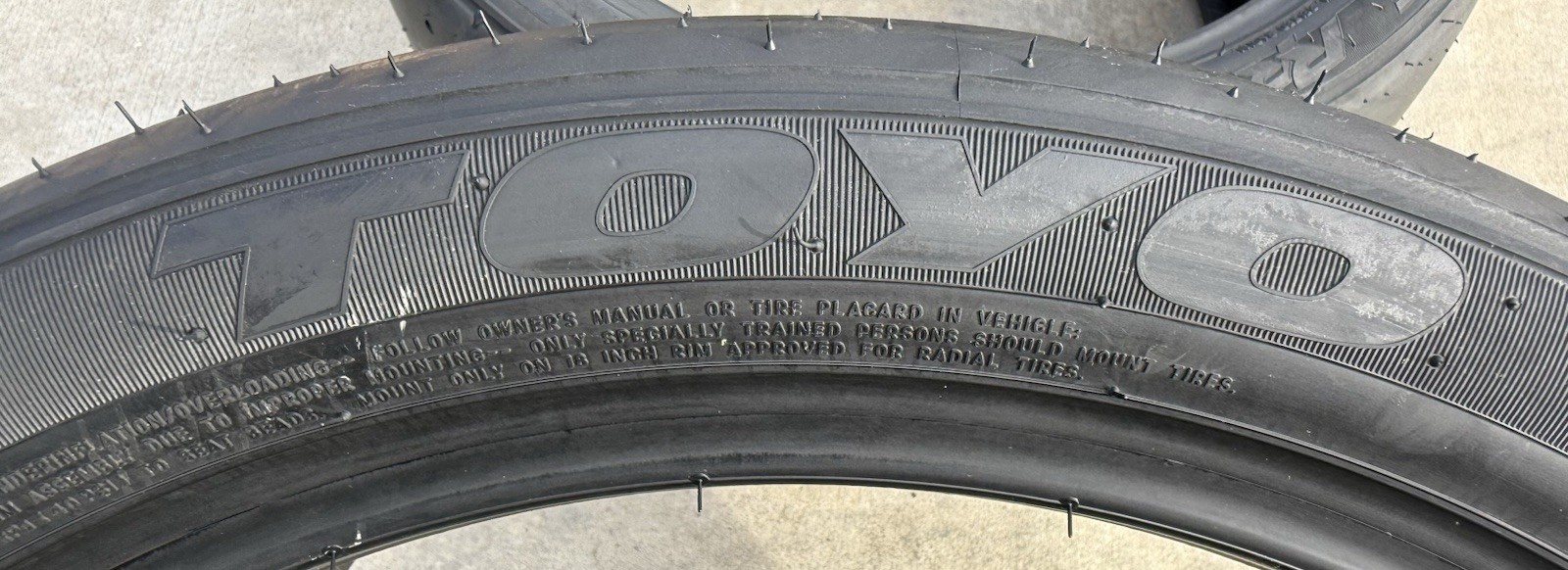 TWO BRAND NEW 285/30ZR18 93Y Toyo Proxes RR Track & Competition Tires 2853018