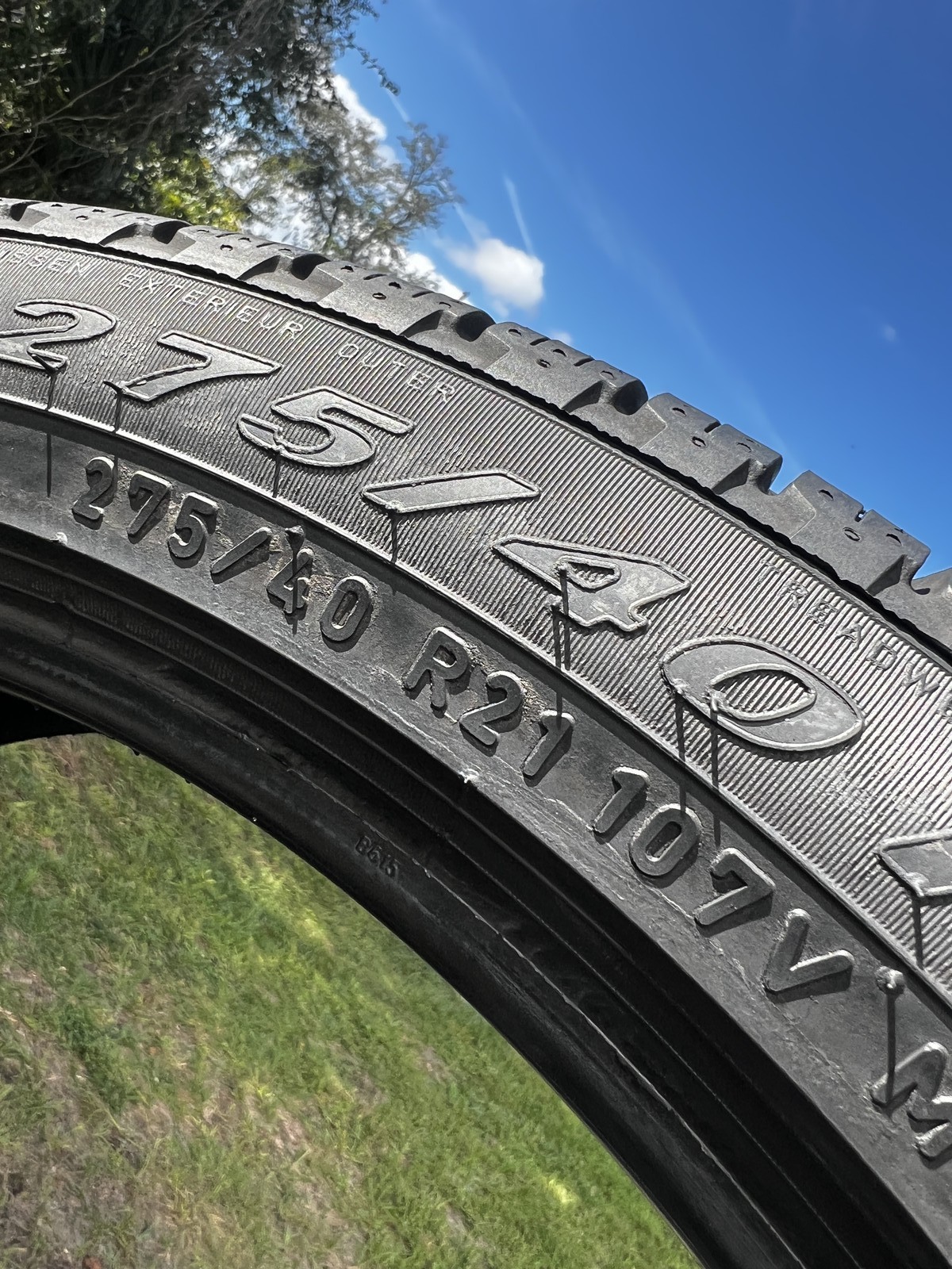 1 Tire Pirelli Scorpion Verde VOL 275/40R21 107V DOT.0124 8.75/32
