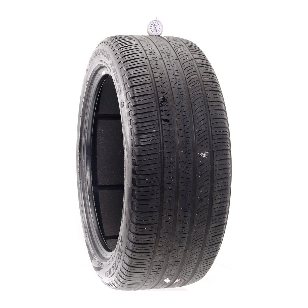 Set of (4) Used 275/45R21 Pirelli Scorpion Zero LR PNCS 110Y – 6-7.5/32