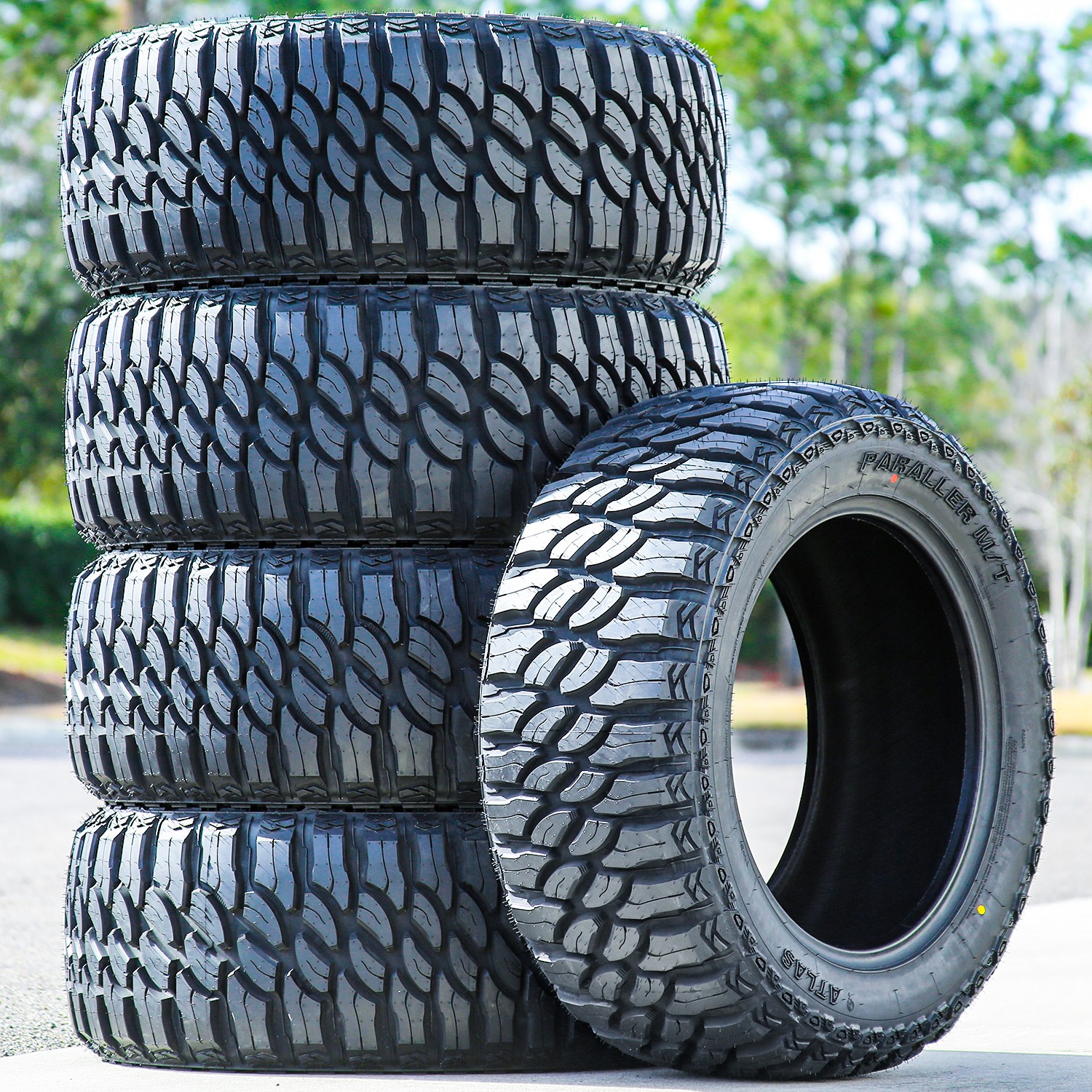 4 Tires Atlas Paraller M/T LT 305/55R20 Load E 10 Ply MT Mud