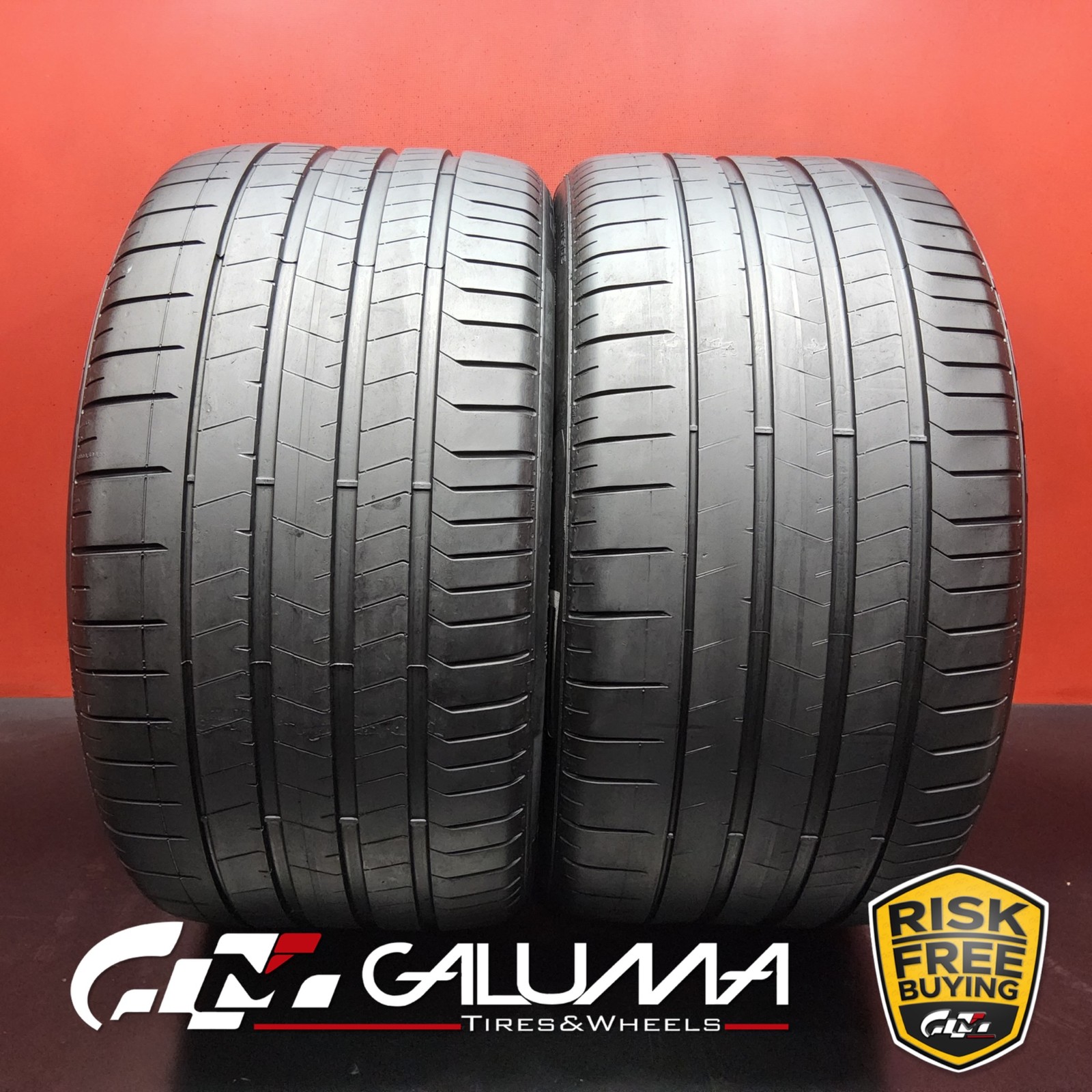 Set of 2 Tires Pirelli P Zero PZ4 XL 315/30ZR21 315/30/21 3153021 Porsche #89601