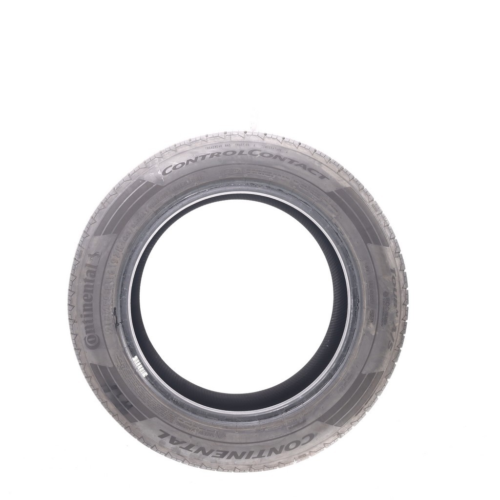 Set of (4) Used 215/55R16 Continental ControlContact Tour M A/S EV – 9.5-10.5/32