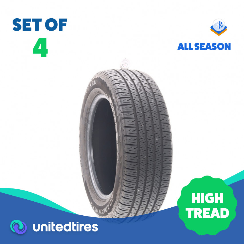 Set of (4) Used 235/60R18 Nexen Roadian HTX 2 RH51 103H – 9.5-10.5/32