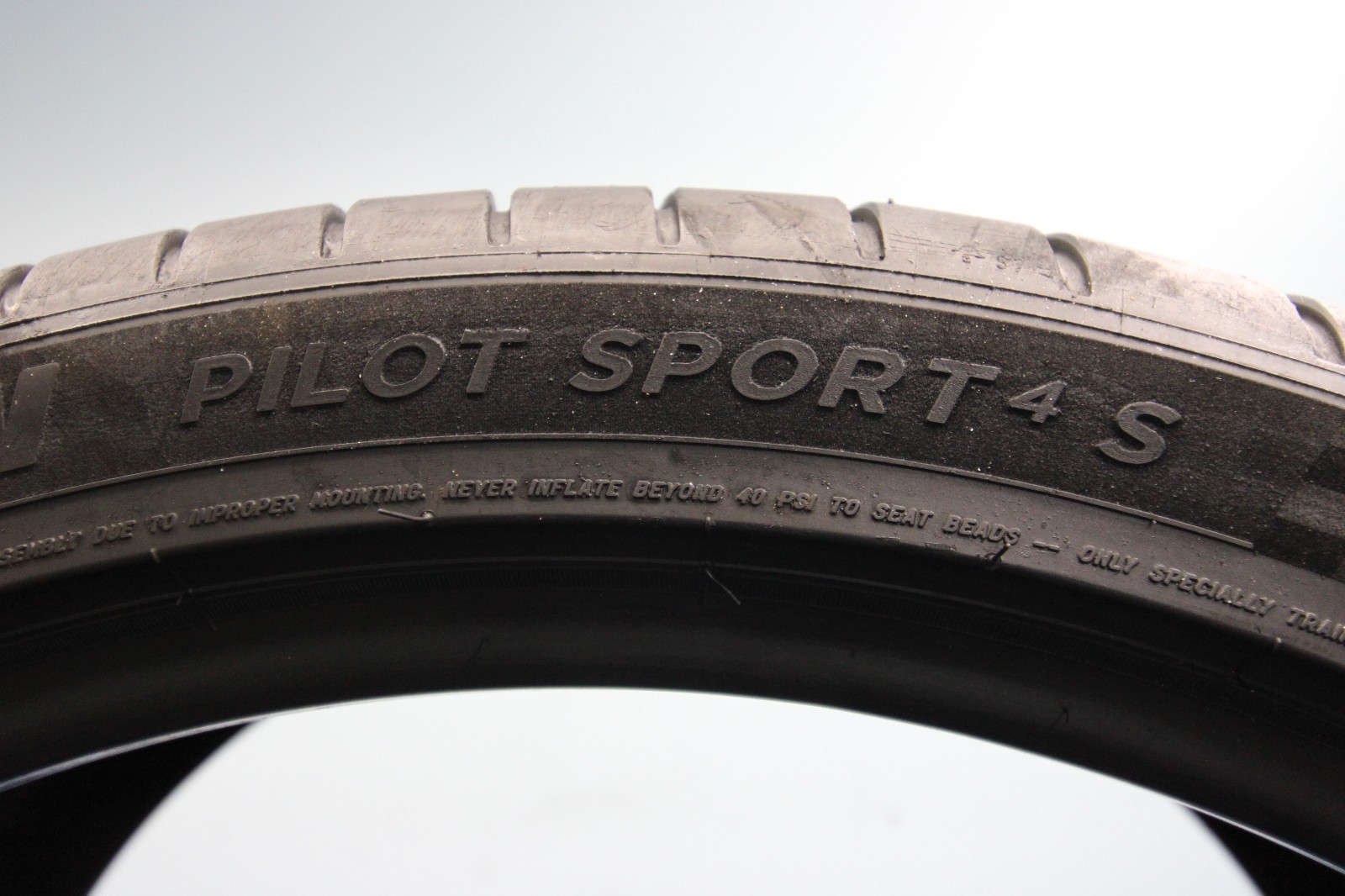 1 Used Michelin Pilot Sport 4S 315/30ZR22 315/30/22 3153022 107Y