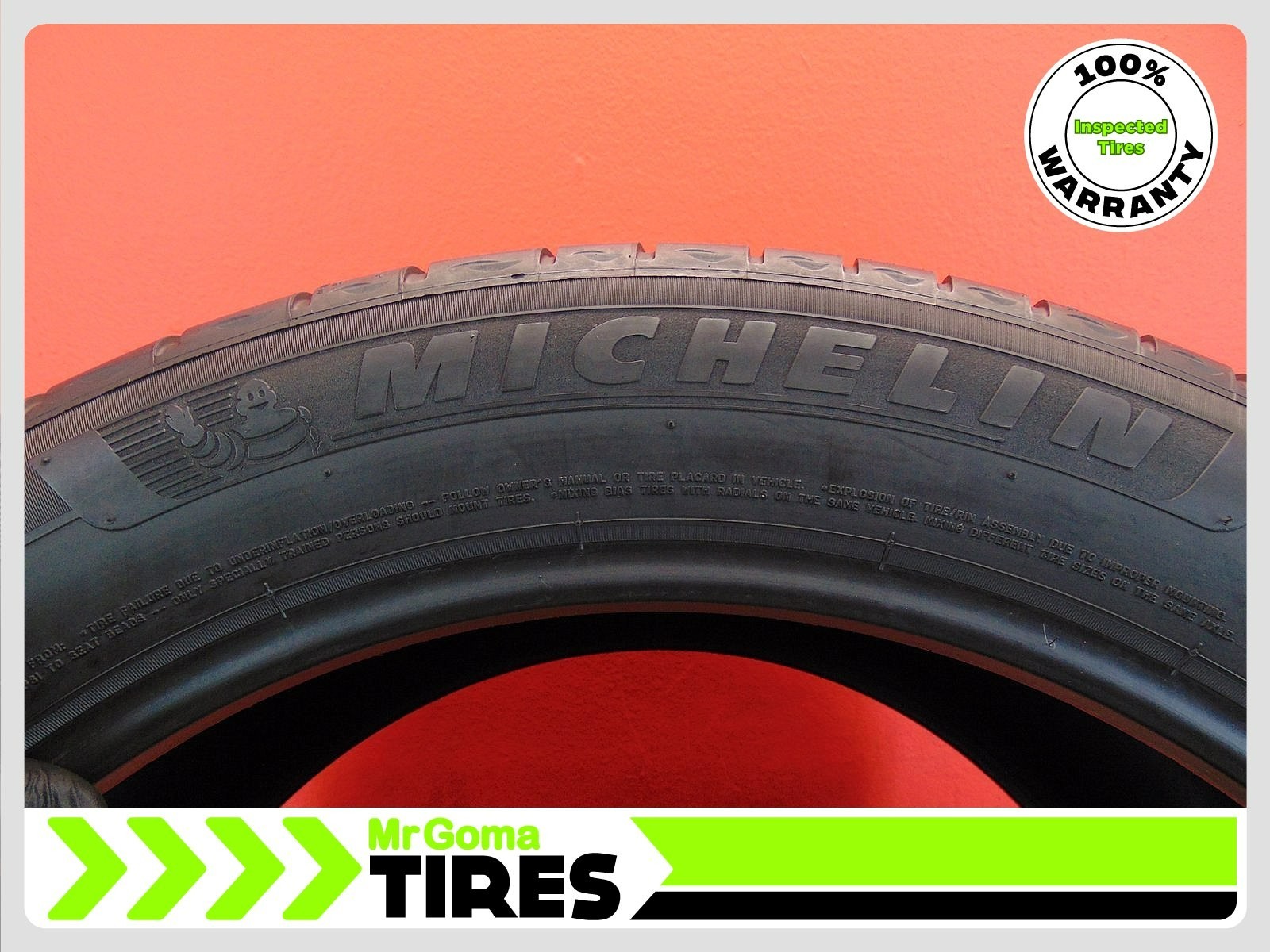 2 USED TIRES MICHELIN PRIMACY TOUR A/S MO 315/40R21 7/32 TREAD 111H 3154021