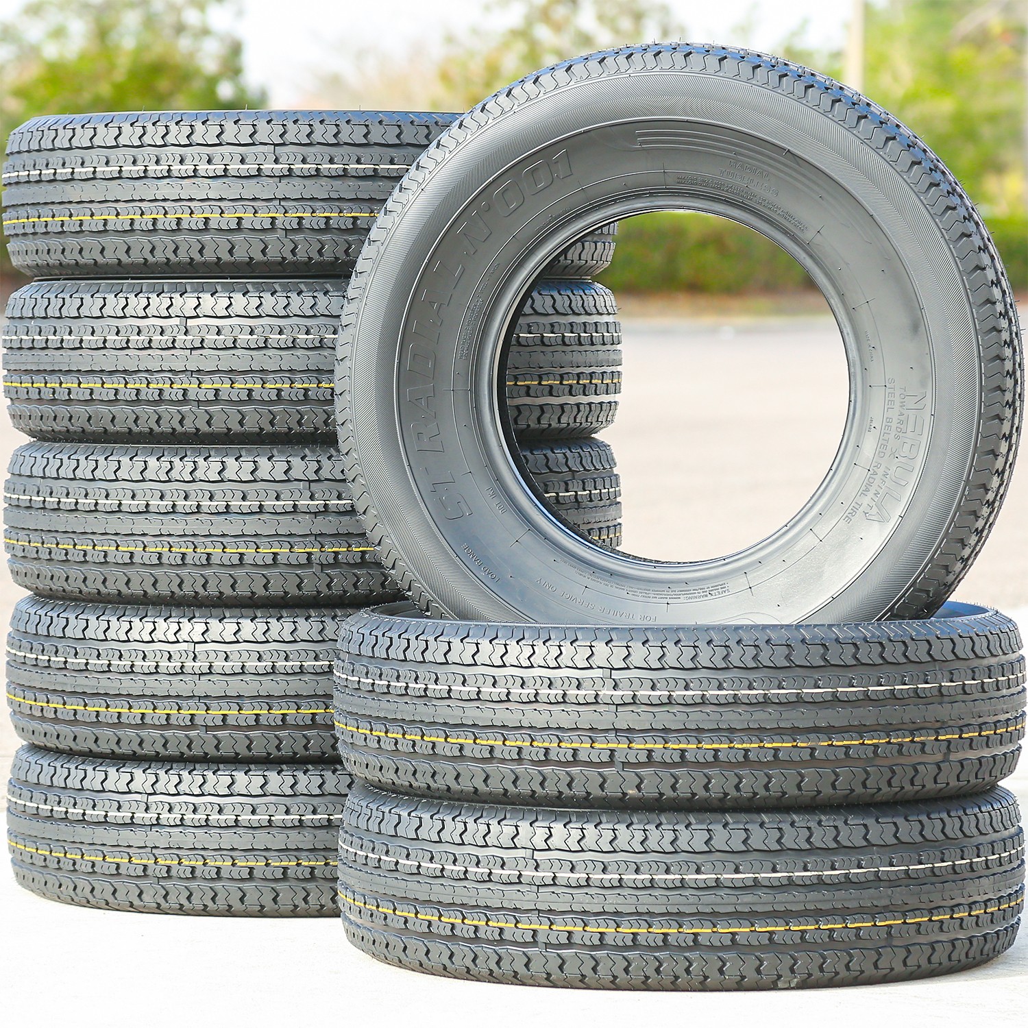 Tire Nebula ST Radial N’ 001 Semi-Steel ST 205/75R15 Load E 10 Ply (Thailand)