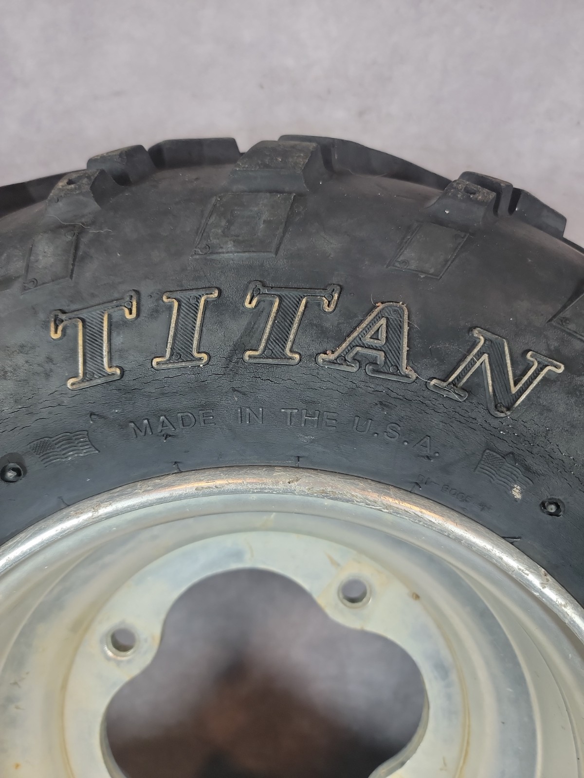 Titan AT23x8‑11 Tire & Rim | 23×8‑11 ATV Front Wheel Used ATC 200X