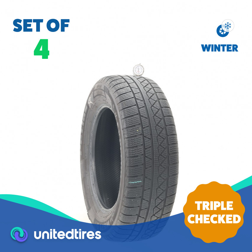 Set of (4) Used 225/65R17 Petlas Explero Winter W671 106H – 6.5-8.5/32