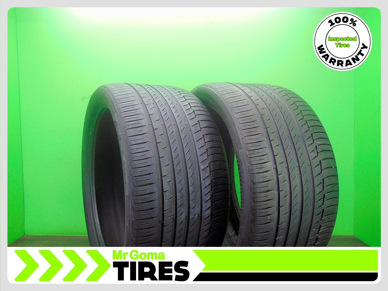 2 315/30R22 USED TIRES CONTINENTAL PREMIUMCONTACT 6 XL 7.0/32 TREAD 3153022 107Y