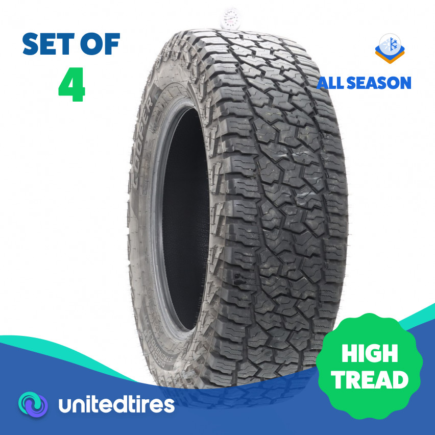 Set of (4) Used LT 275/65R20 Cooper Discoverer Stronghold AT – 9.5-10/32