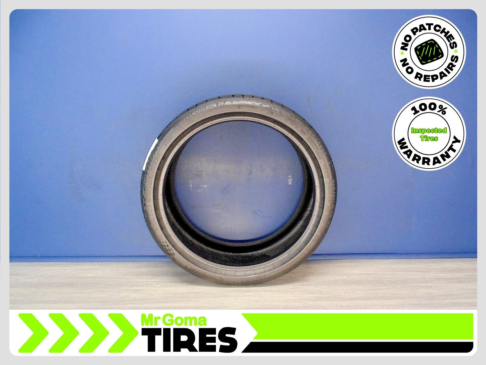 1 CONTINENTAL SPORTCONTACT 7 215/40R18 USED TIRE 7.3/32 TREAD NO PATCH 2154018