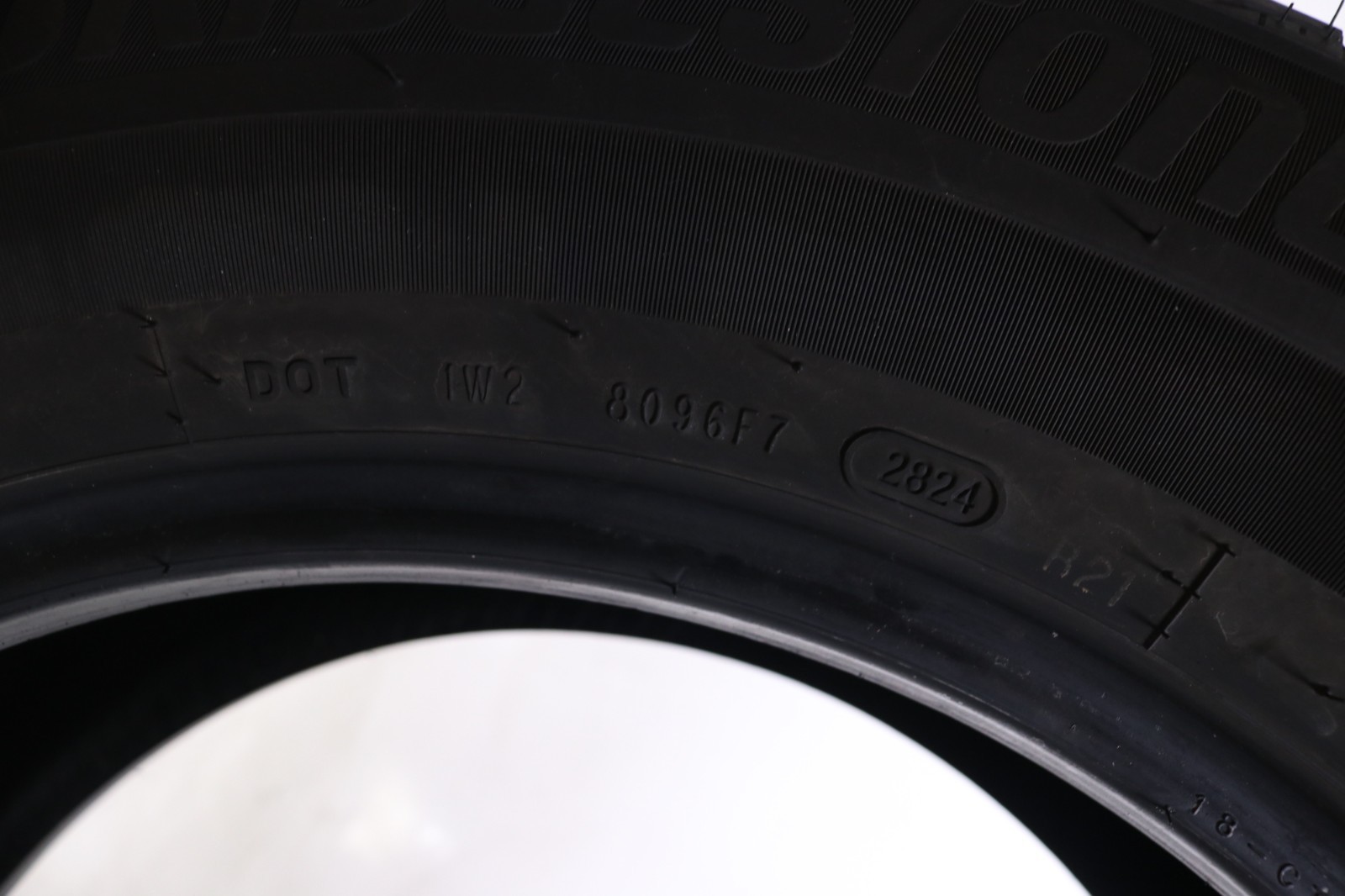 Set of 2 Used 265/60R18 Bridgestone WeatherPeak – 110V – 8-9/32